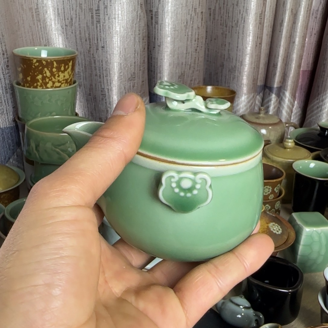 小金茶具青瓷茶具