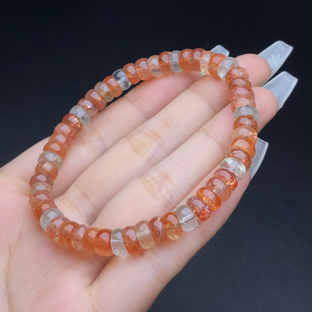 非金属合成锆石手链 小仙女手链时尚彩色首饰女款饰品直播2号连接