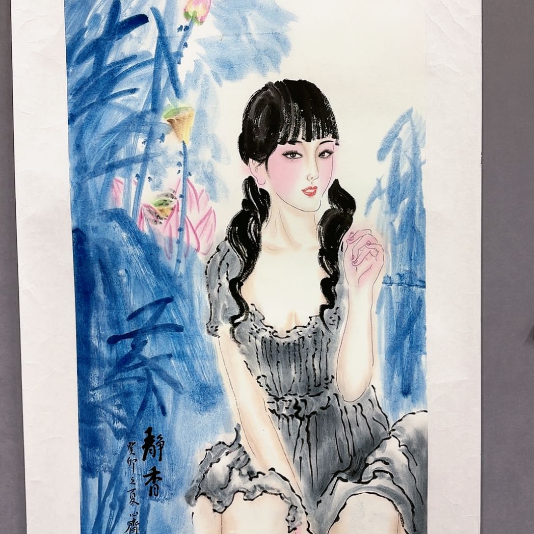 国画国画纯手绘作品请放心去藏