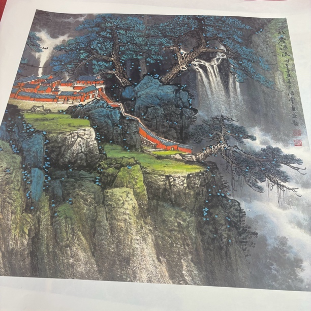 装饰画山水画作品