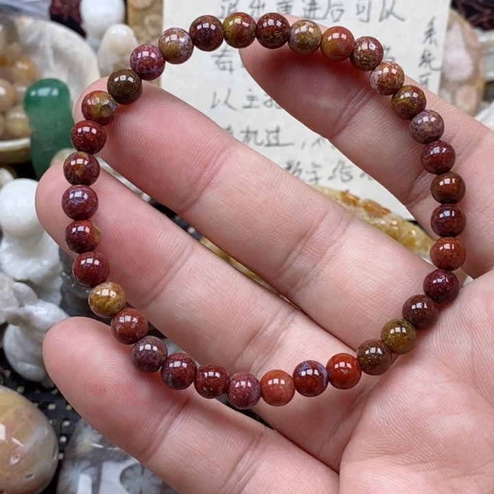 硅化珊瑚（珊瑚玉）未镶嵌颈饰