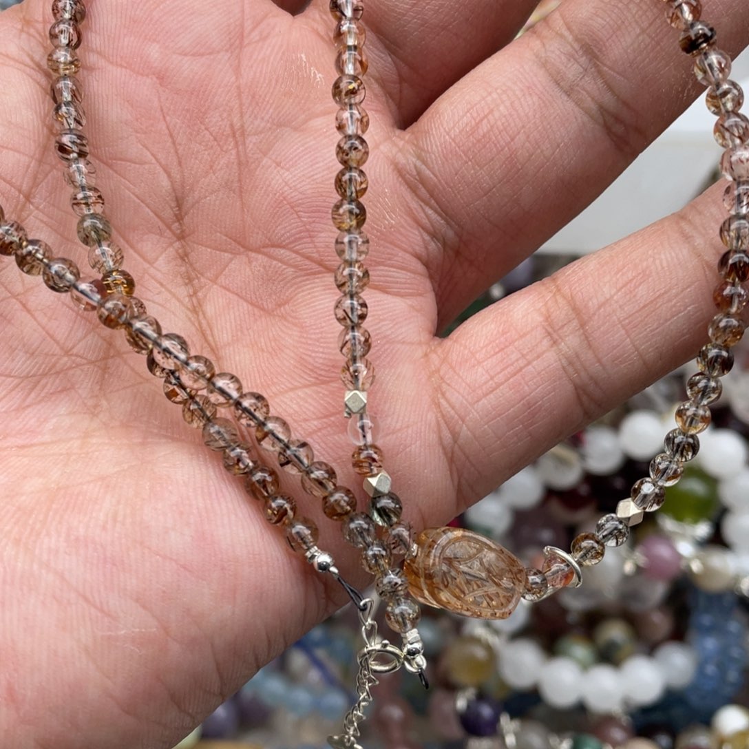 颈饰银S925镶嵌紫晶