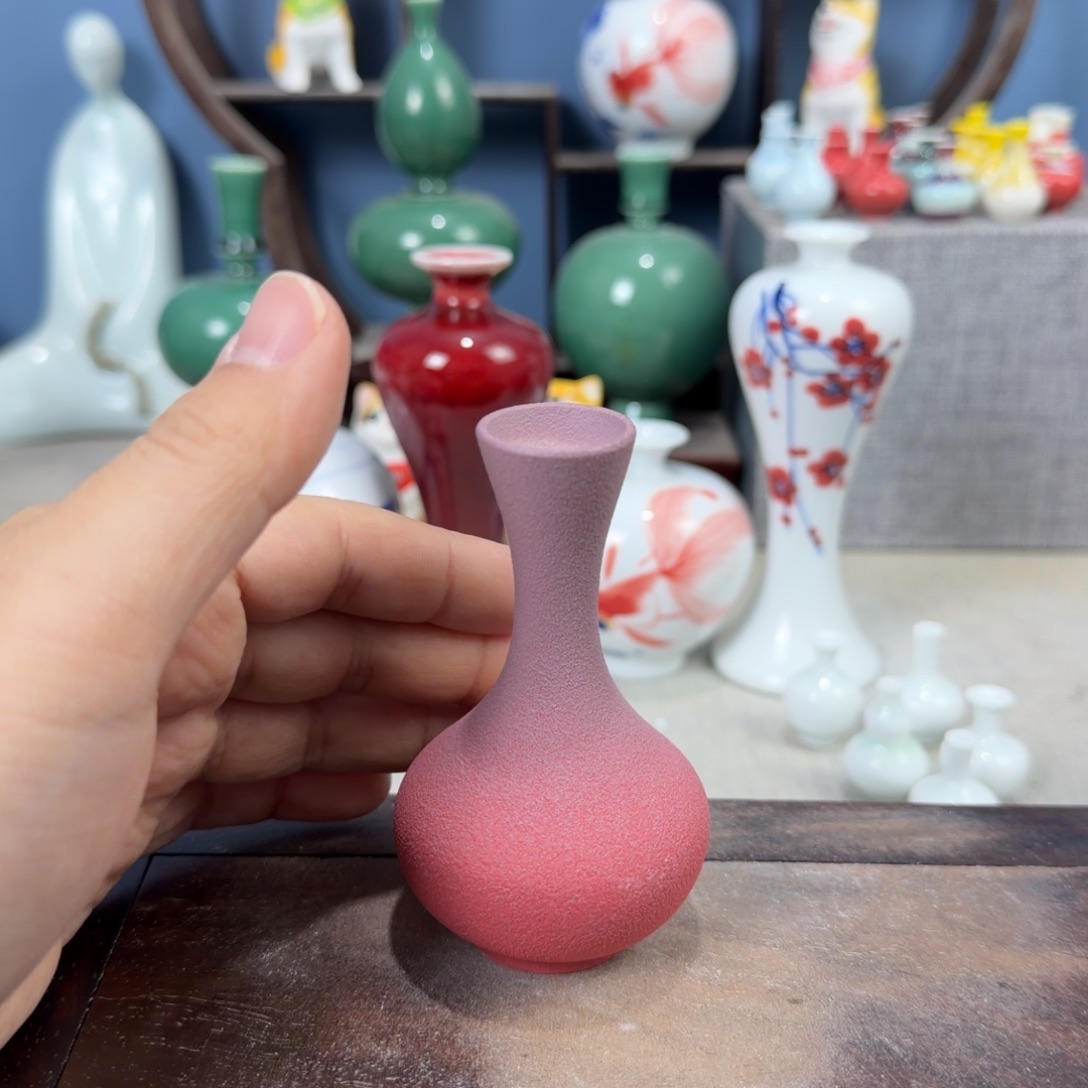 陶瓷手工小花器摆件