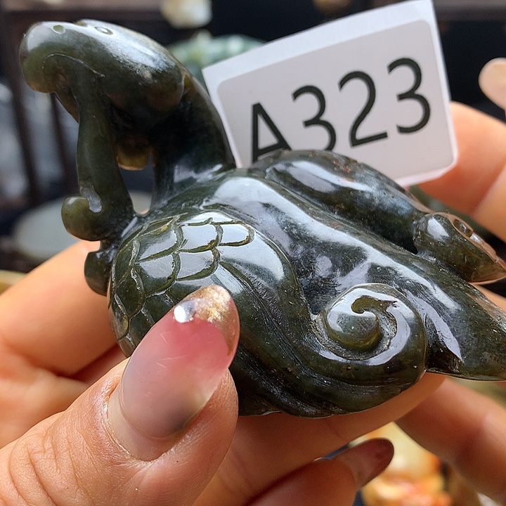 和田玉（糖玉）未镶嵌车挂