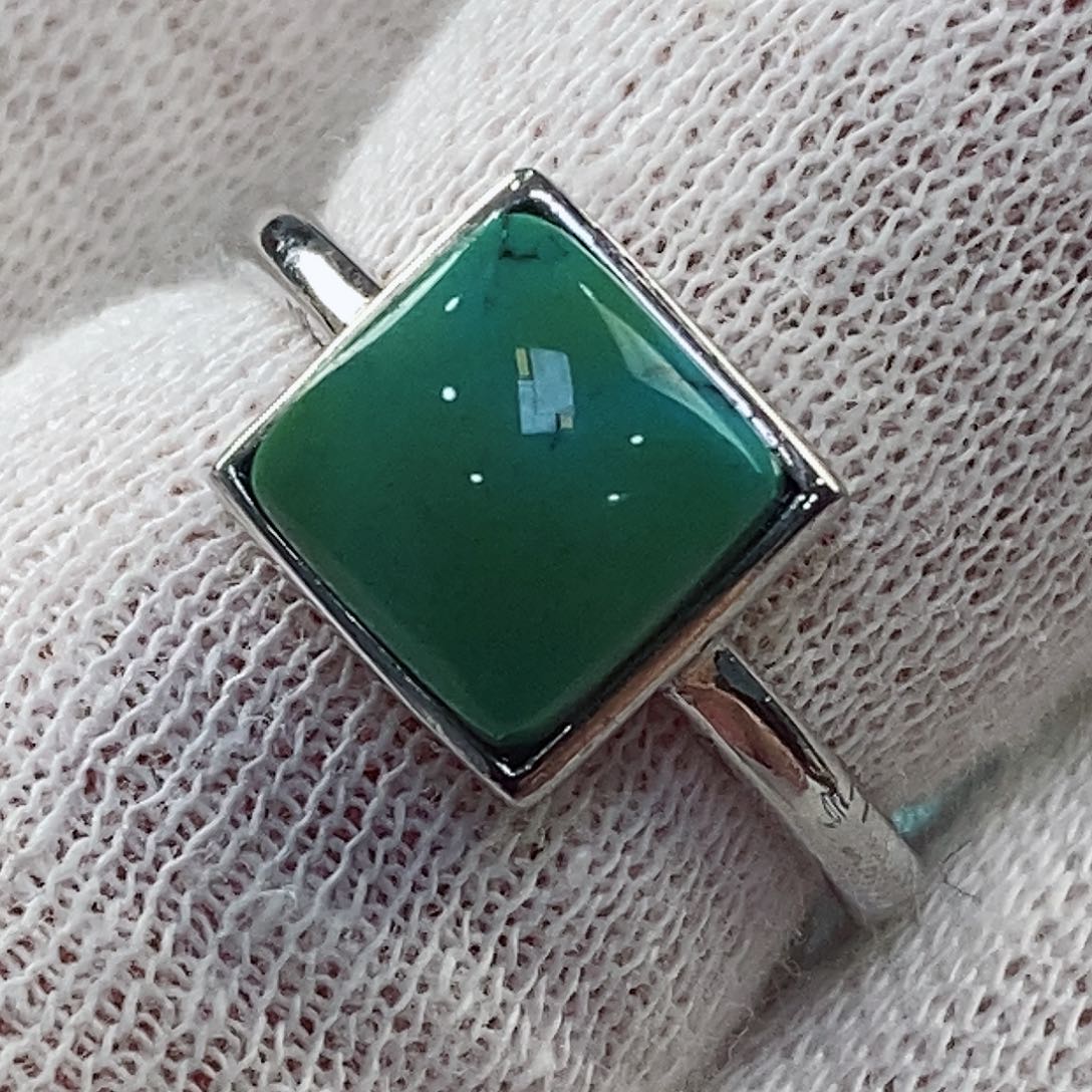 绿松石珠宝奇石银S925镶嵌