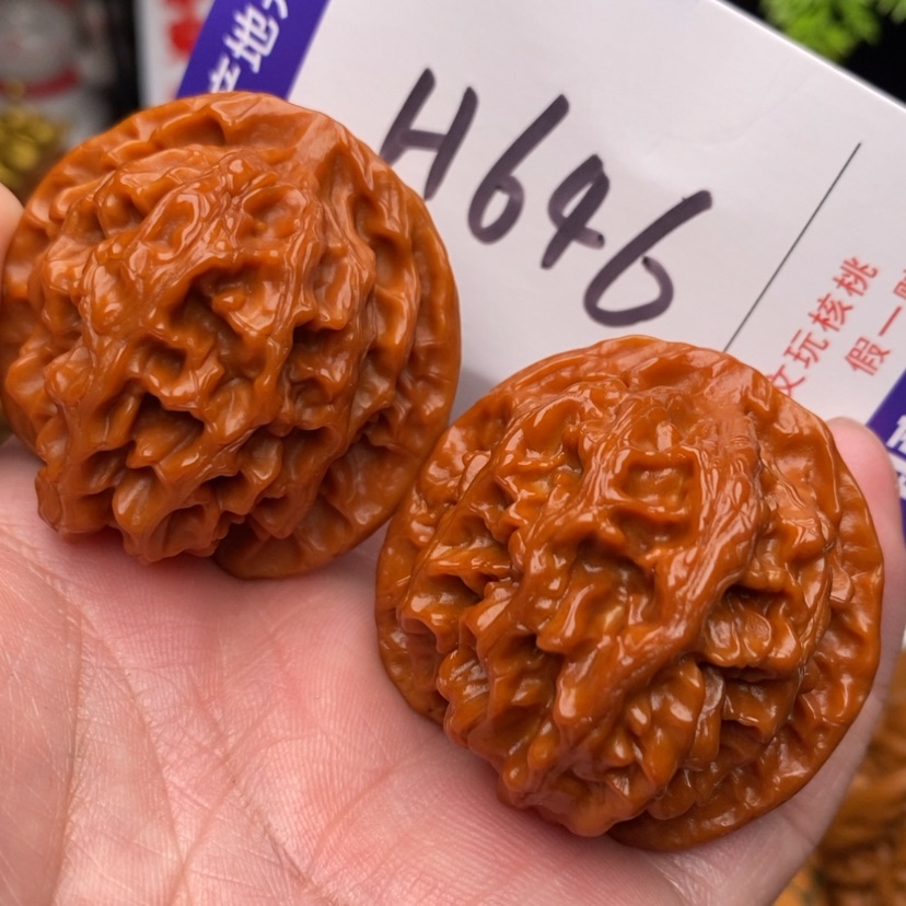 【闪购商品】文玩核桃把件边41苹果园