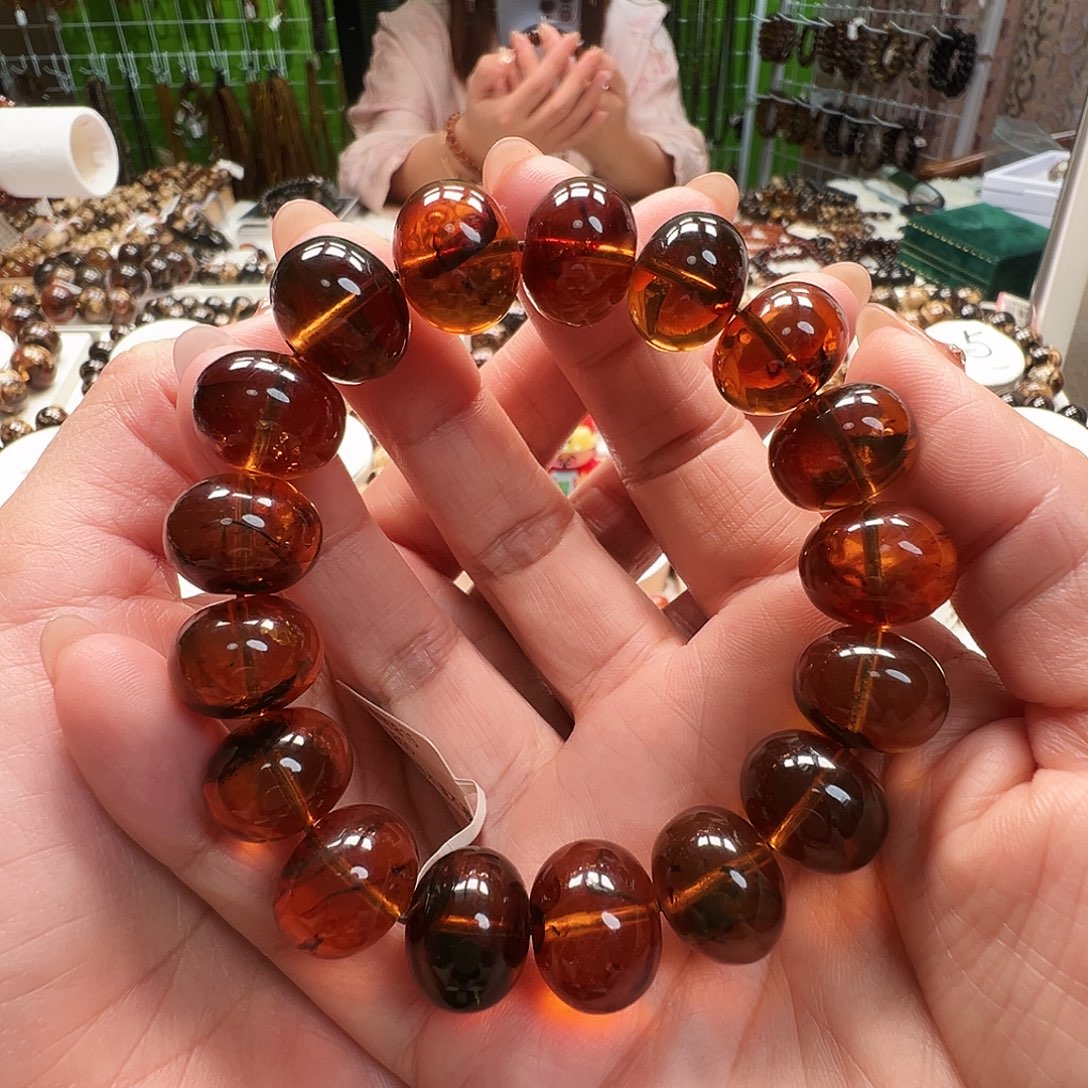 琥珀未镶嵌裸石抚顺琥珀15植物珀