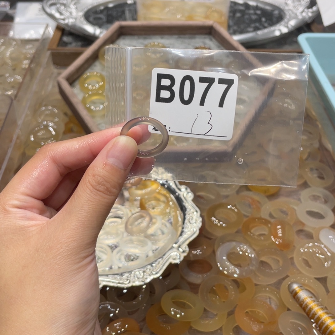 玛瑙/玉髓未镶嵌戒指077