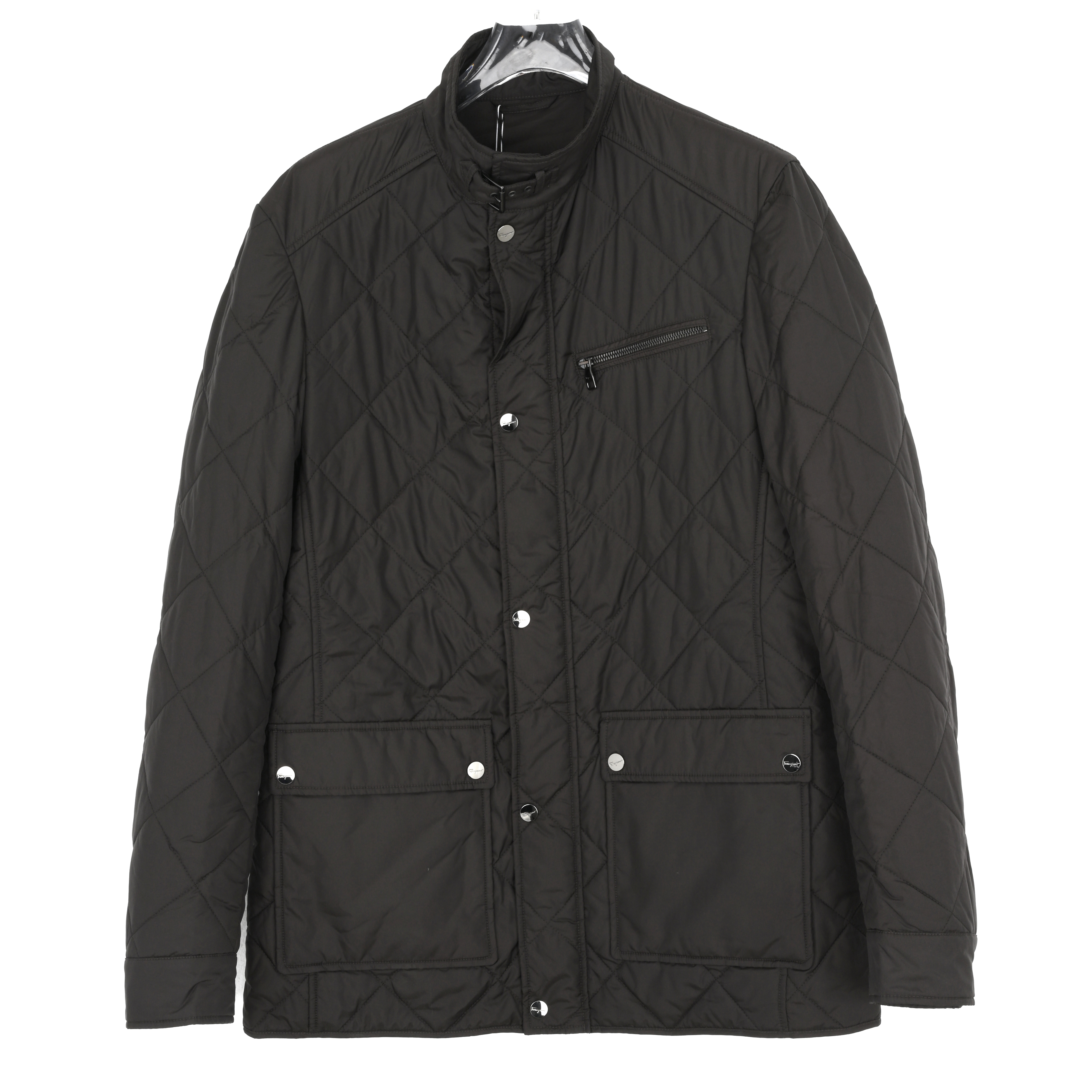 FERRAGAMO/菲拉格慕男士绗缝菱格夹棉外套 1422720584923