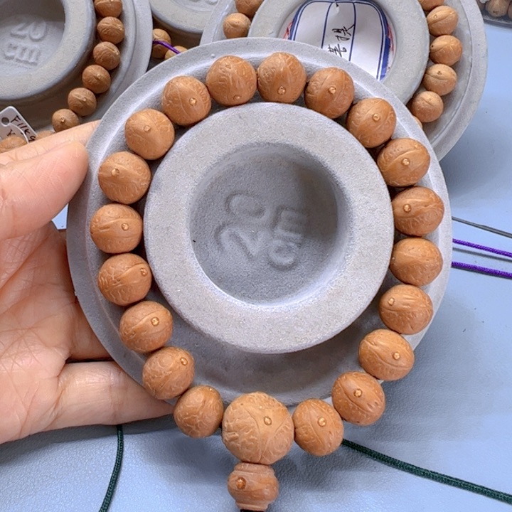 凤眼菩提手串14左右结缘81@7625