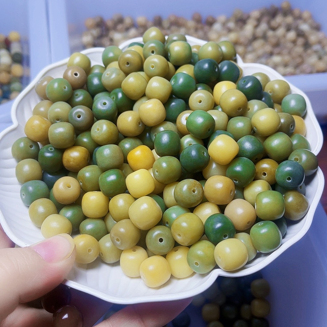 吊坠白玉菩提白玉菩提12青提桶50颗卡灯牌宠40颗