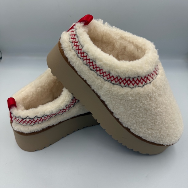 厚底雪地靴女冬季2025新款加绒保暖毛毛懒人鞋一脚蹬包头半拖棉鞋