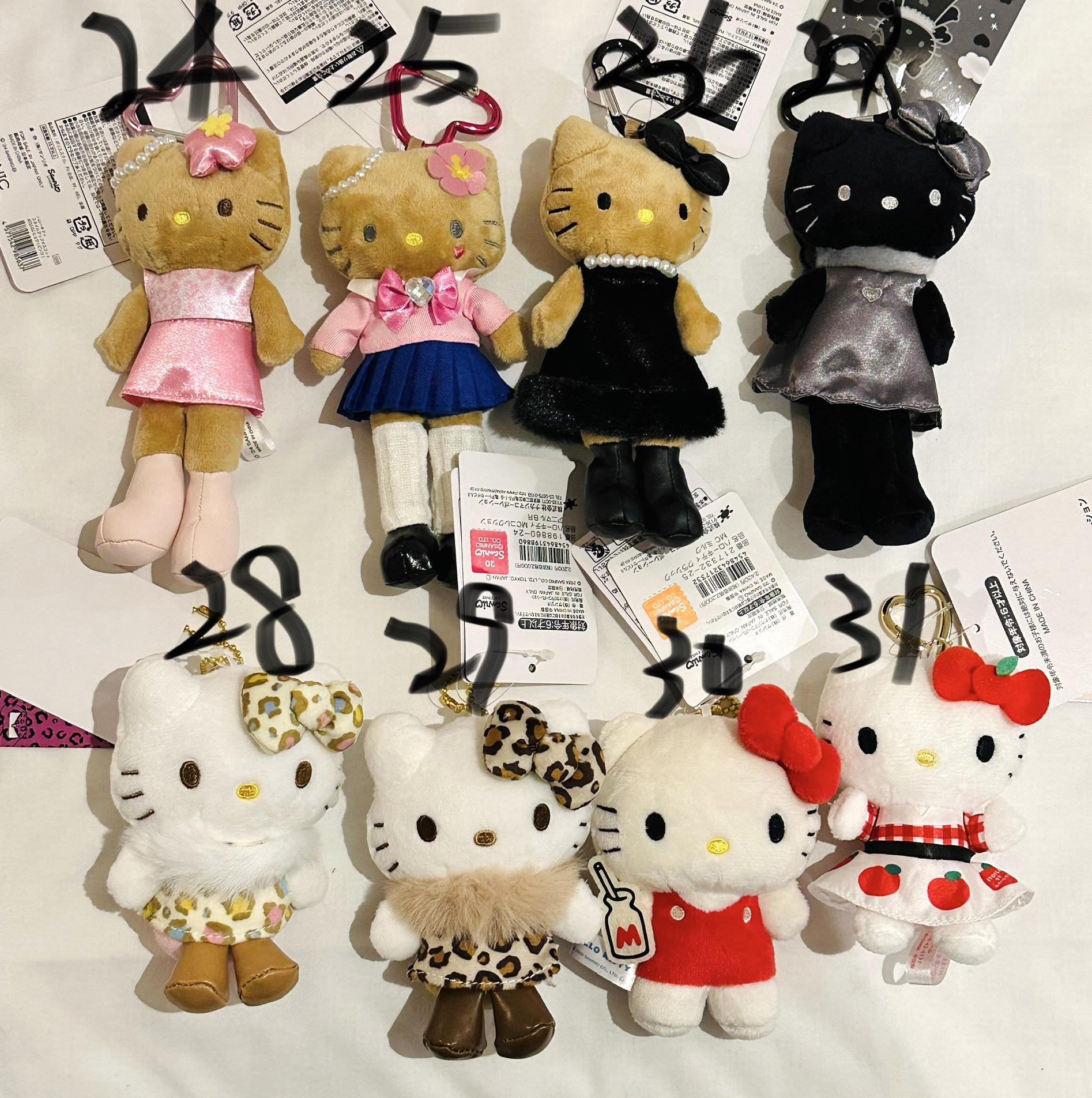 【日本正品】kitty毛绒公仔挂件集合链接4