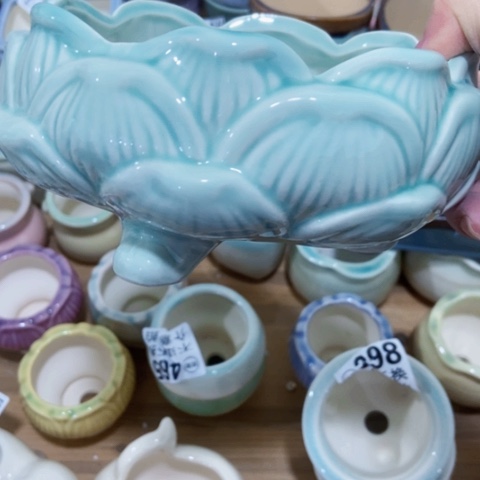 红陶陶瓷多肉花盆