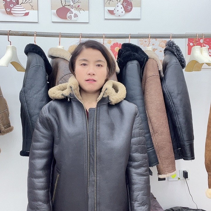 男装皮毛一体休闲