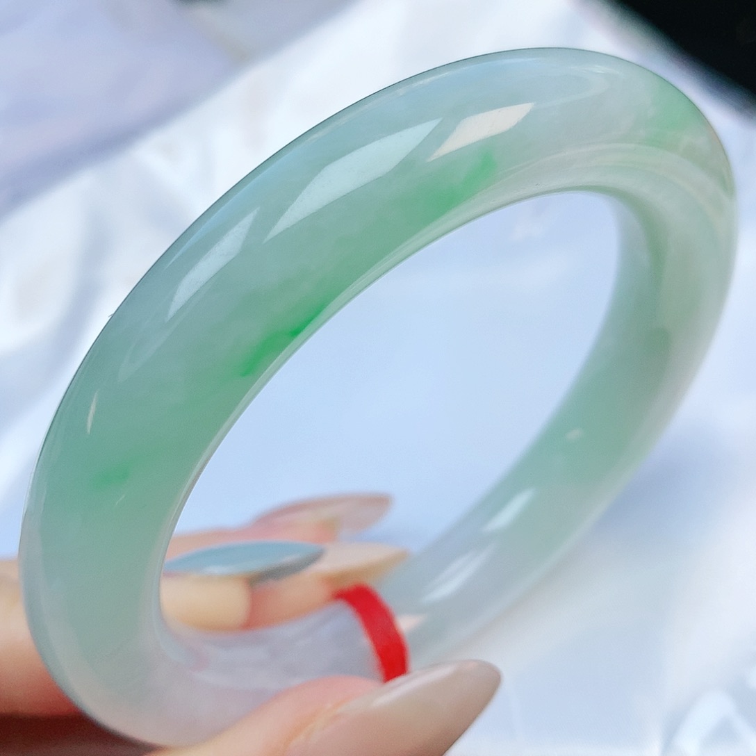 未镶嵌手镯翡翠54圆条882827