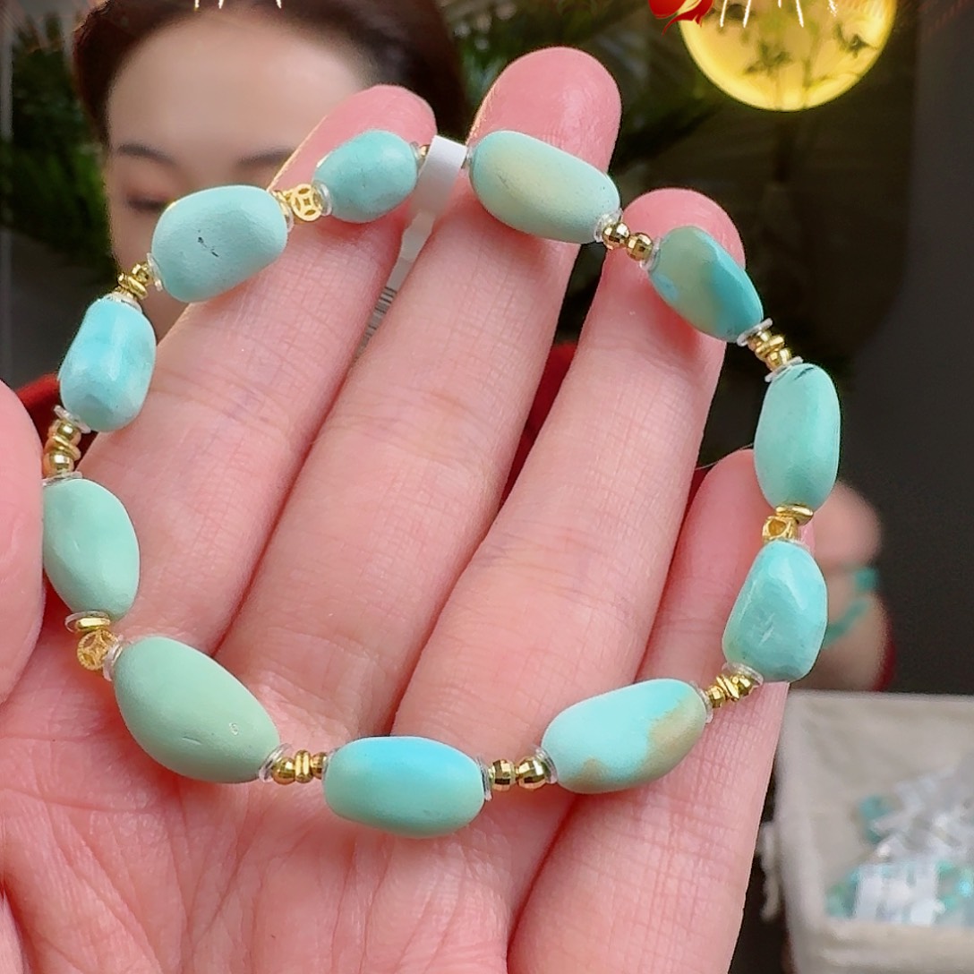 绿松石珠宝奇石未镶嵌