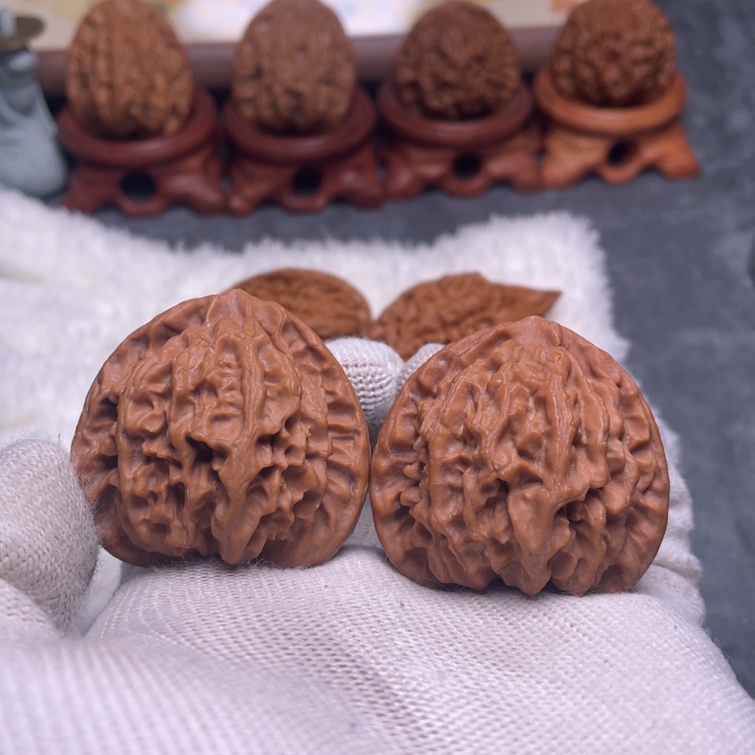 文玩核桃吊坠42全品鹤渡岭公子帽