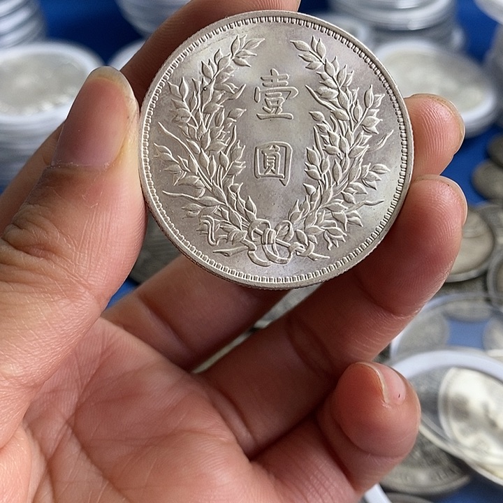 银Ag900高仿工艺品龙凤币