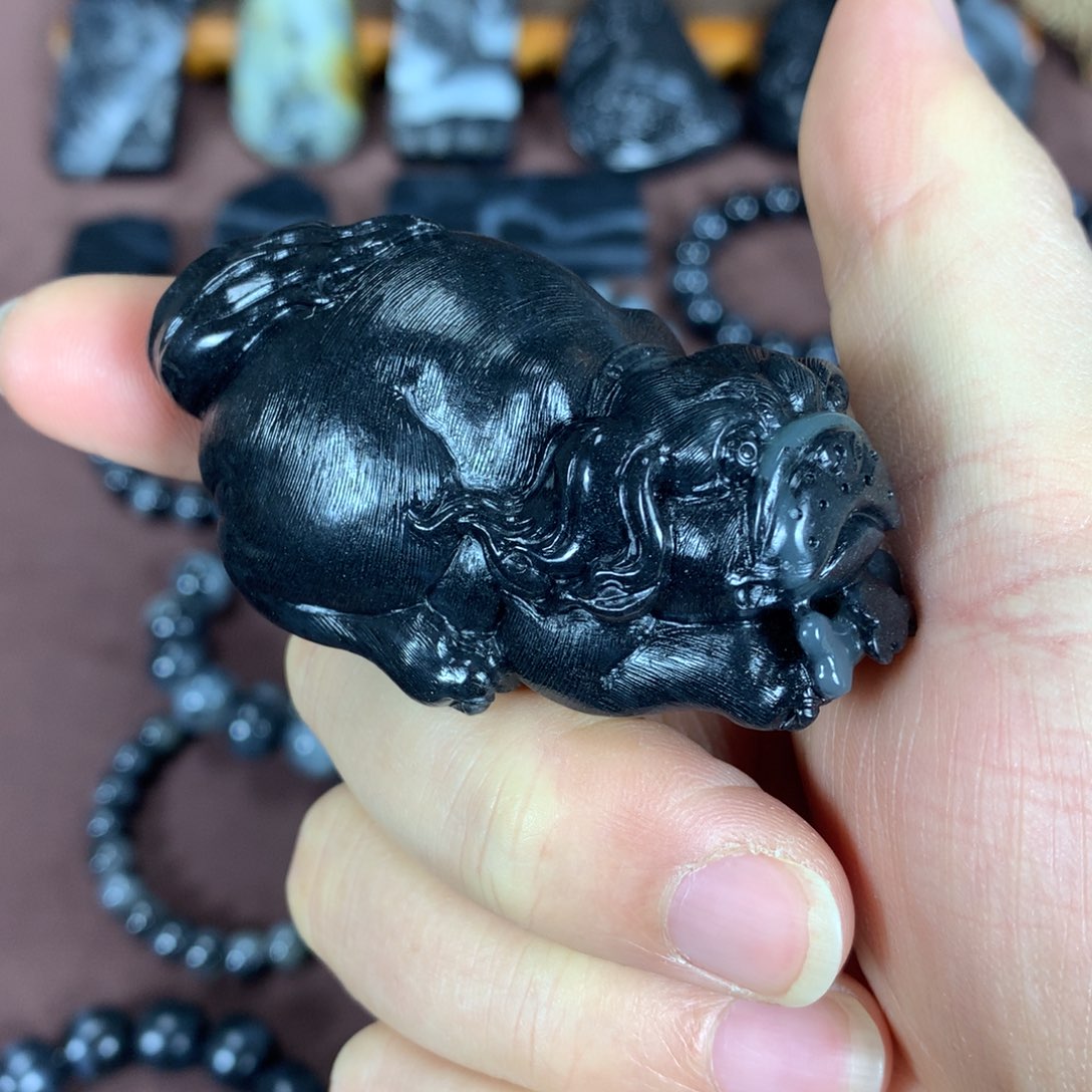 和田玉把件未镶嵌