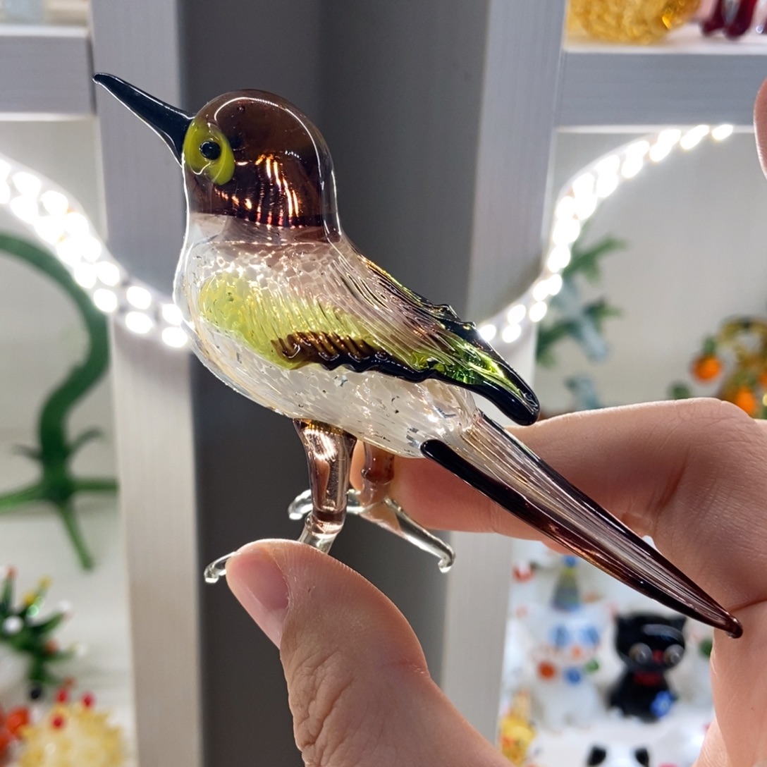 手工艺品琉璃紫色