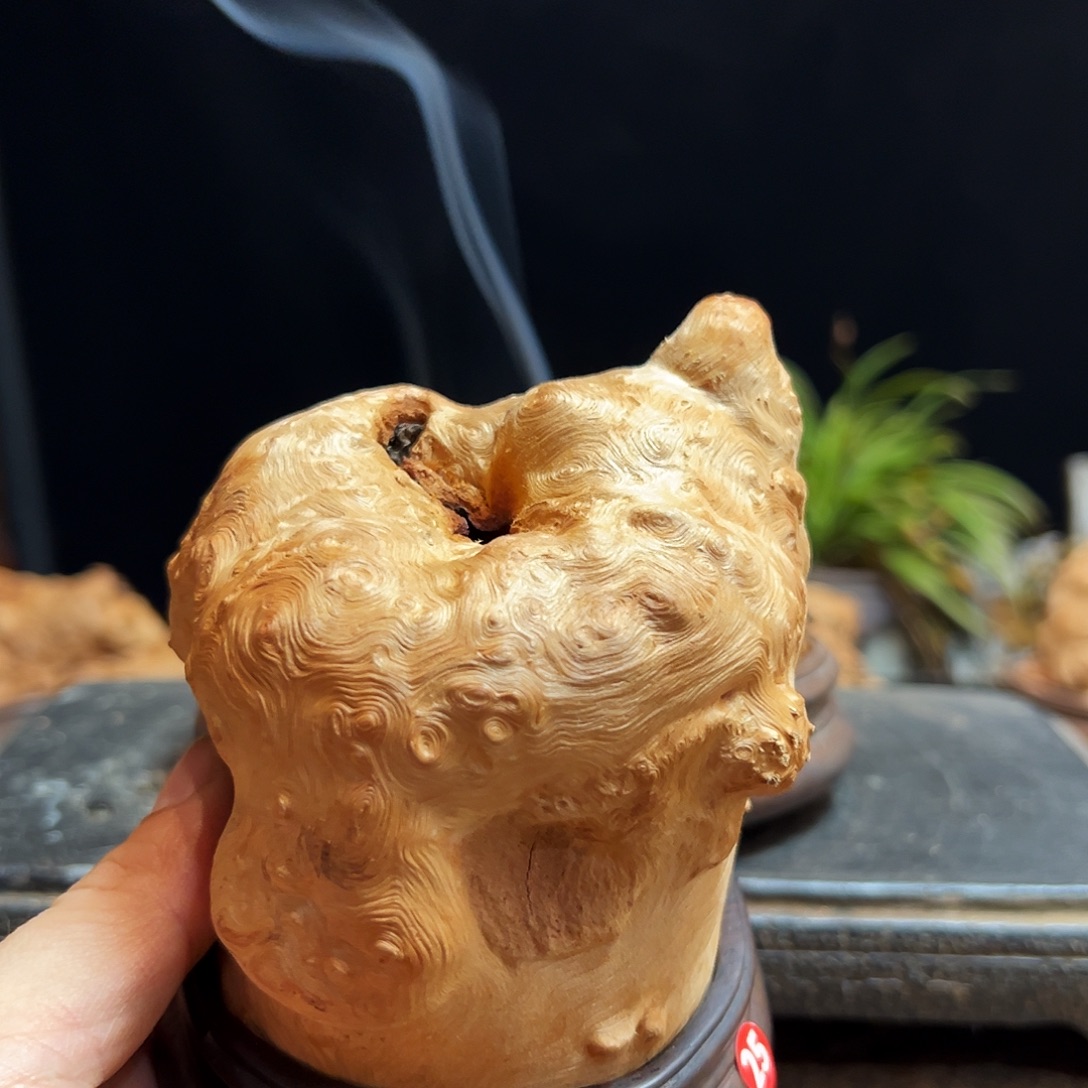 荔枝木熏香成品香炉