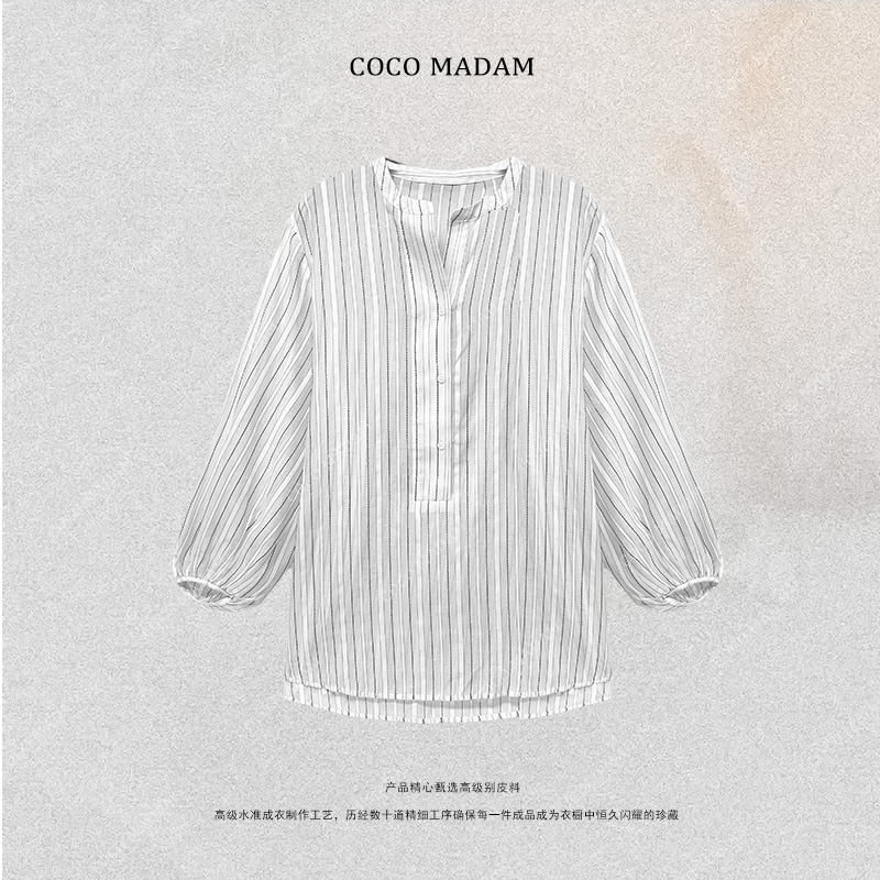 NIUNIU ·T-947 夏季新品时尚长袖条纹衬衫