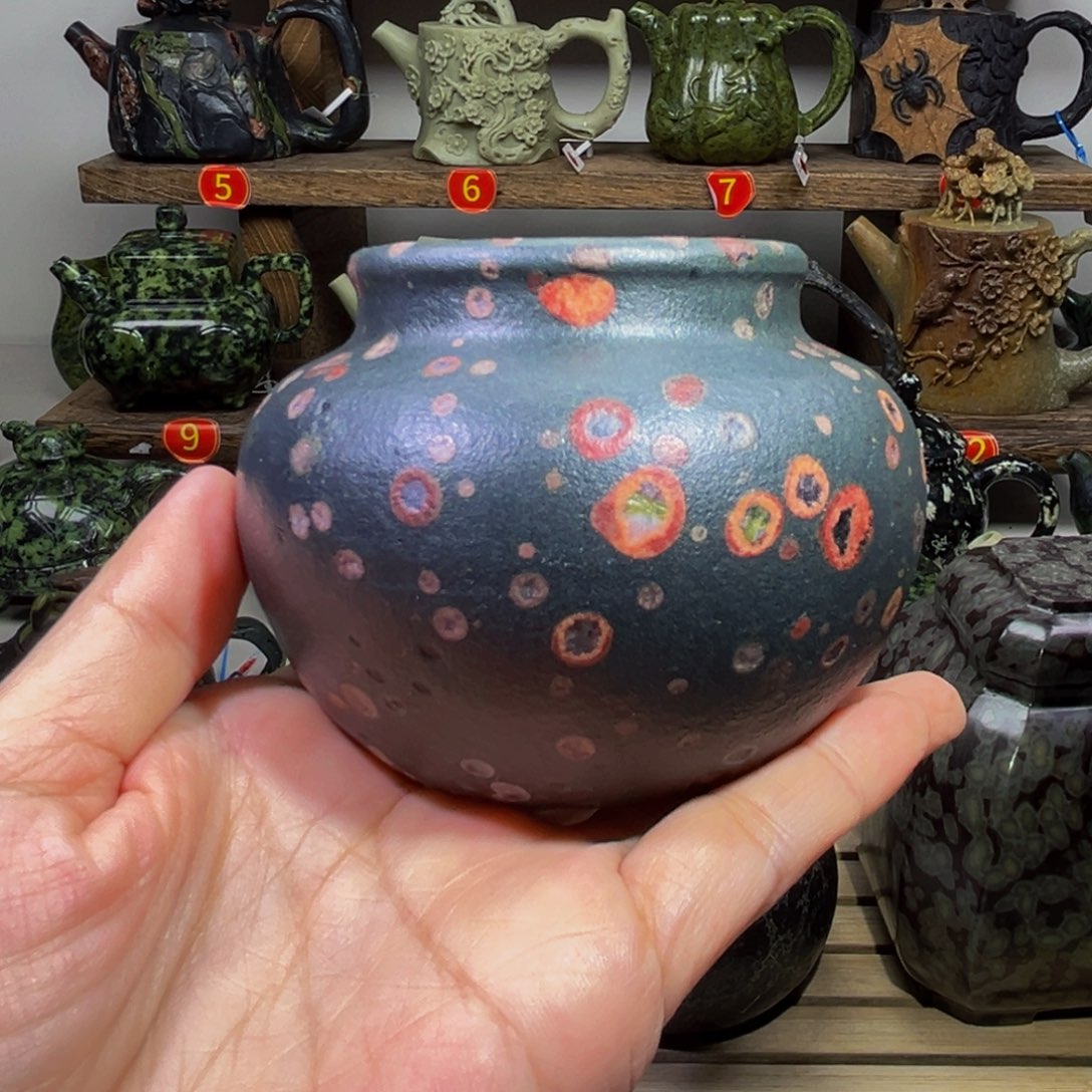 石材梅花玉安山玉花器