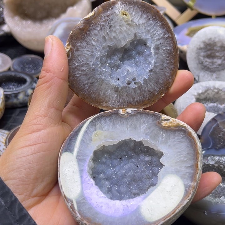 水晶未镶嵌珠宝半成品