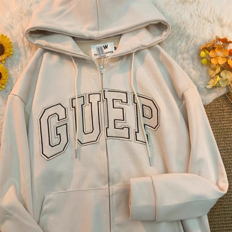 微瑕疵！500克重磅加绒贴布刺绣卫衣男女