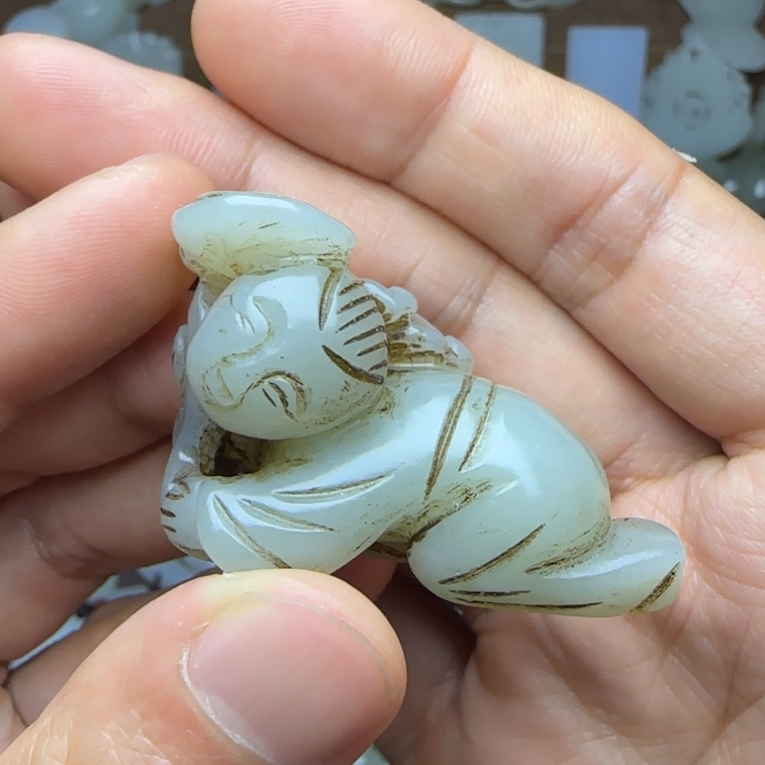 和田玉挂件未镶嵌