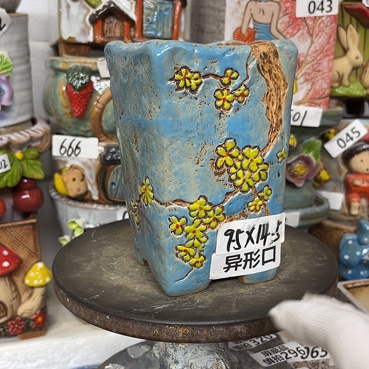 粗陶材质多肉花盆