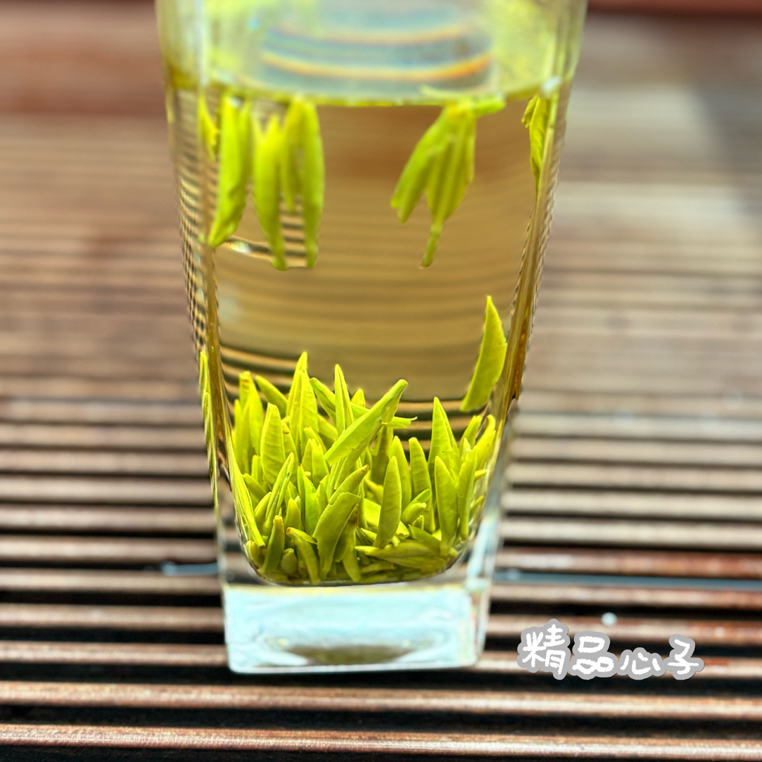 绿茶 精品心子（散装）鲜甜 耐泡 芽头饱满 谷黄