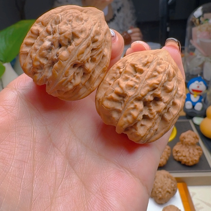 核桃把件33赤龙鸡心