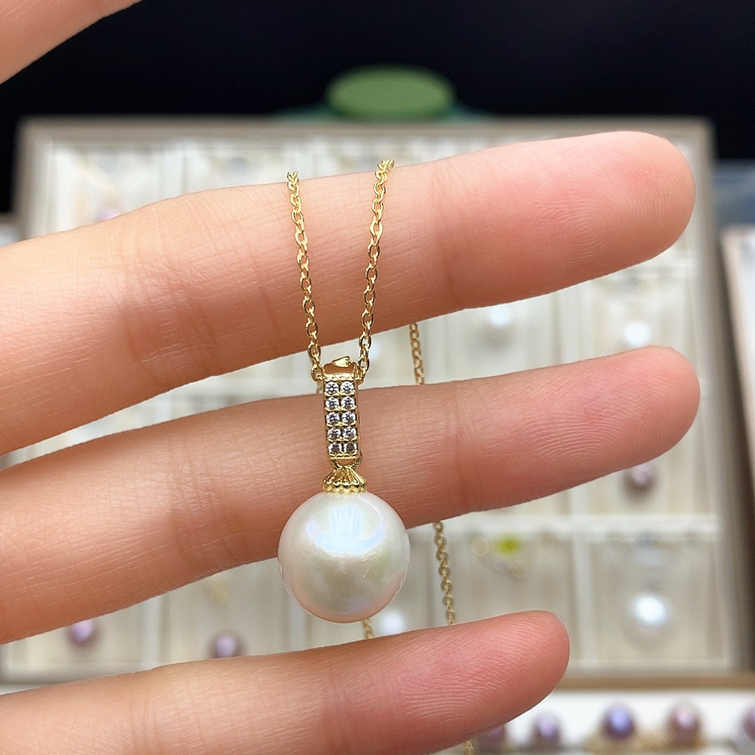 淡水珍珠颈饰合金