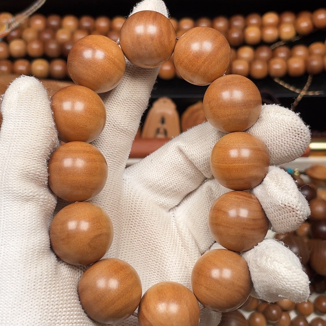 檀香木手串/手链老山檀香2.0虎皮树头