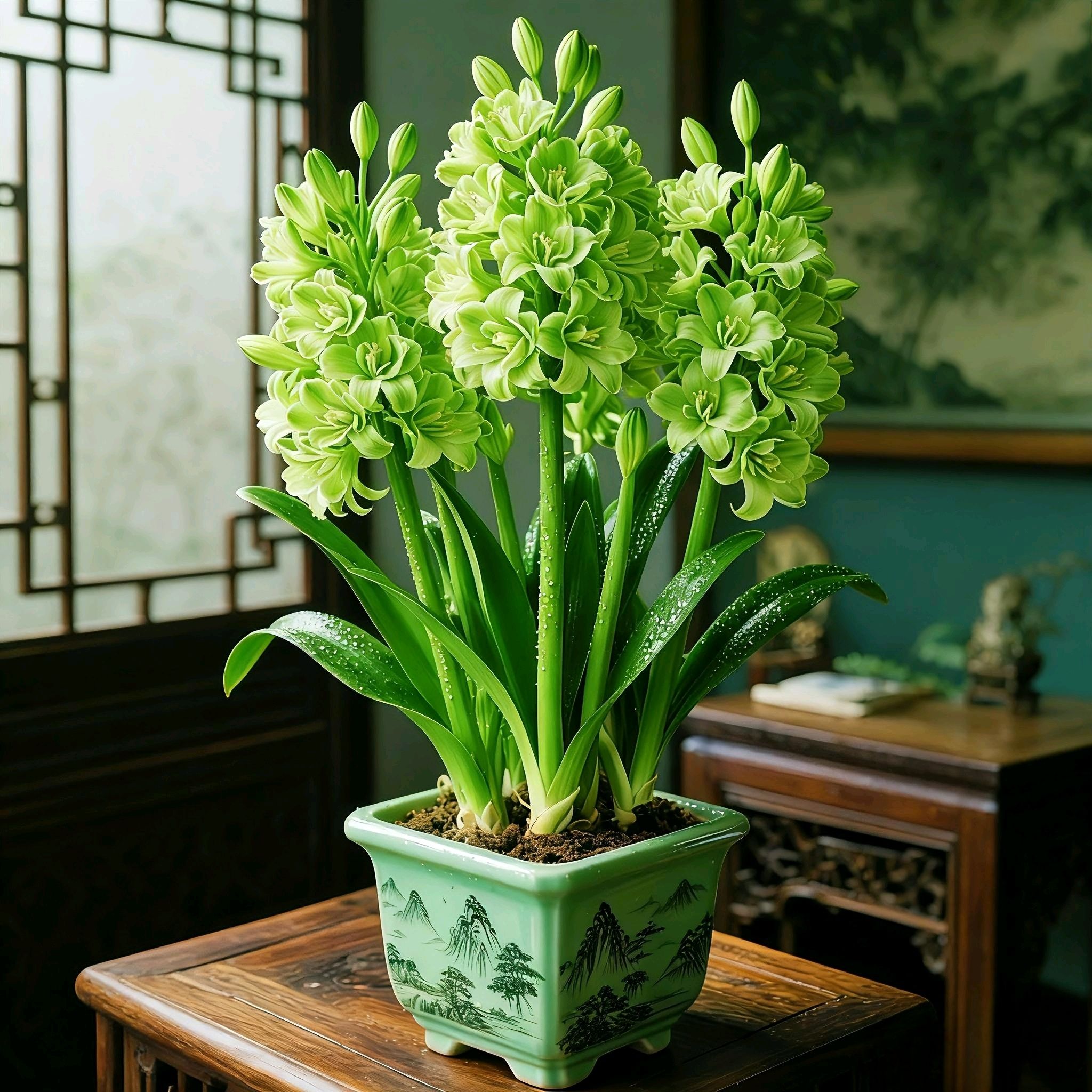 （拍一发三）晚香玉球根花卉四季开花重瓣浓香盆栽