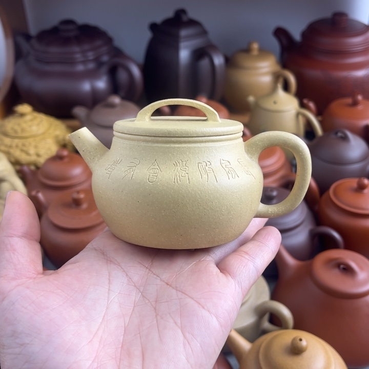 唐***豆紫砂茶壶宜兴紫砂