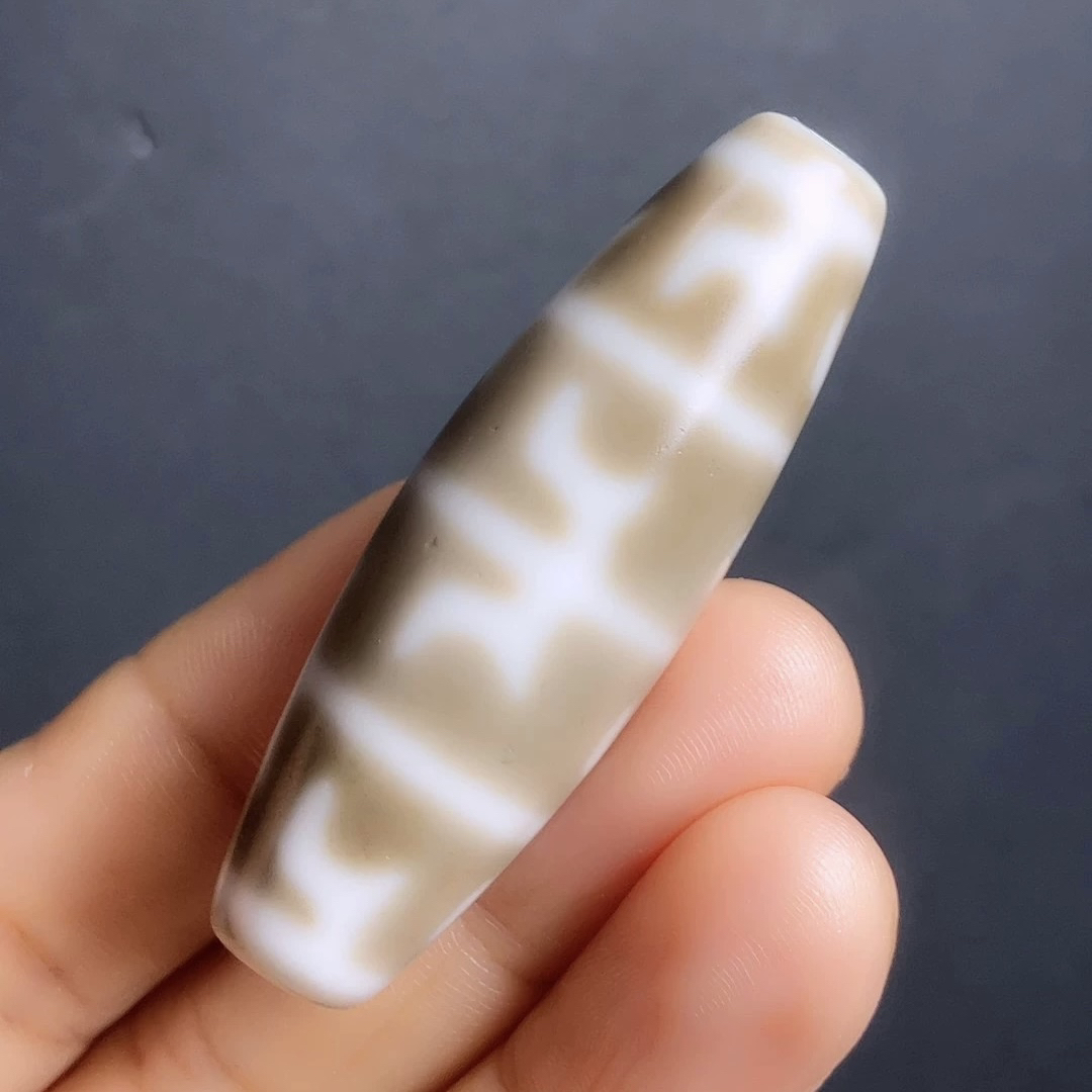 天缘白毫手工无界法器天珠天然玛瑙真品项链手串49.7x15.7