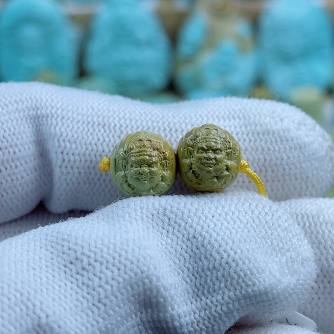 绿松石未镶嵌珠宝奇石10mm