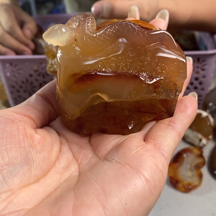 玛瑙/玉髓吊坠(不含链)未镶嵌