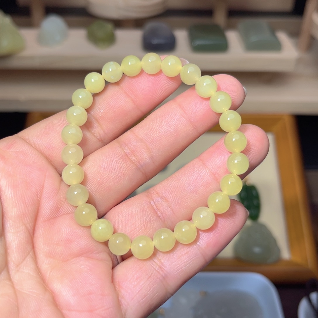 和田玉未镶嵌手链