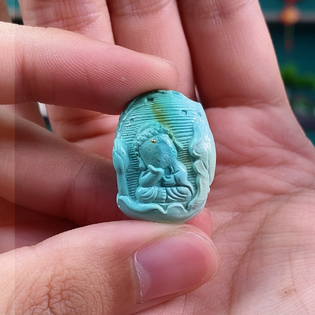 绿松石珠宝奇石未镶嵌