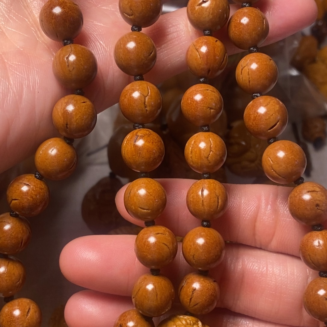 橄榄核手串/手链 桃核光珠脖挂