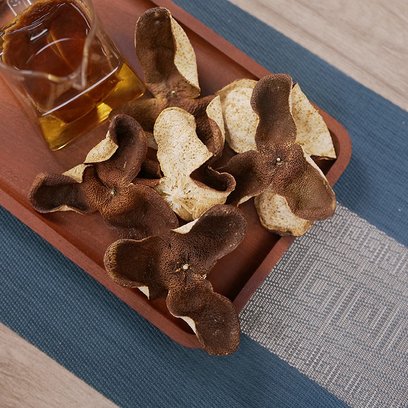 【收藏级原枝大红整皮】2023新会梅江原枝新皮陈皮自然生晒干仓存放