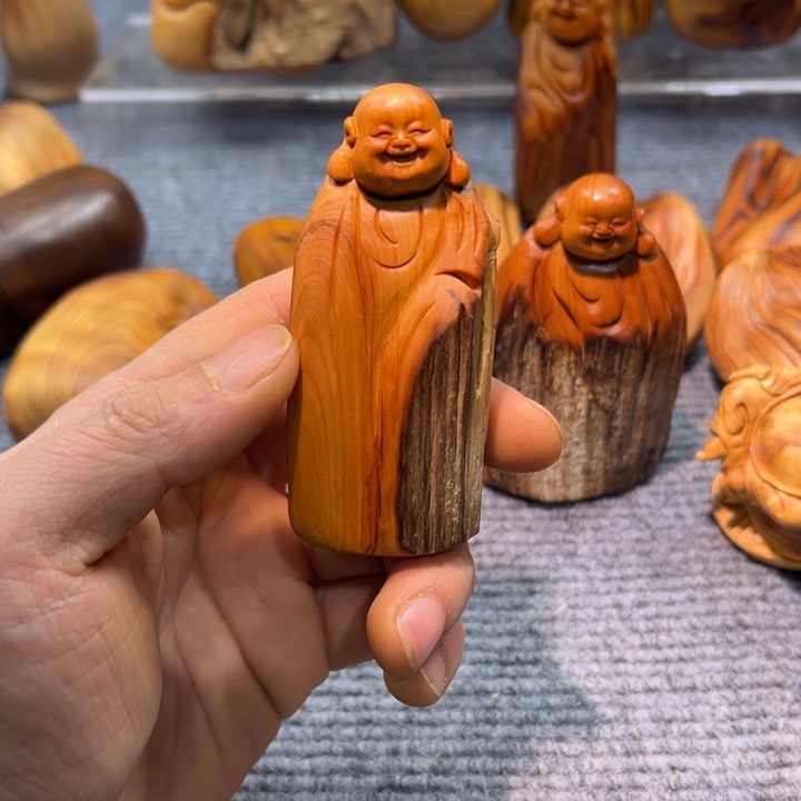 小***儿柏木（崖柏）陈化老料手串把件 