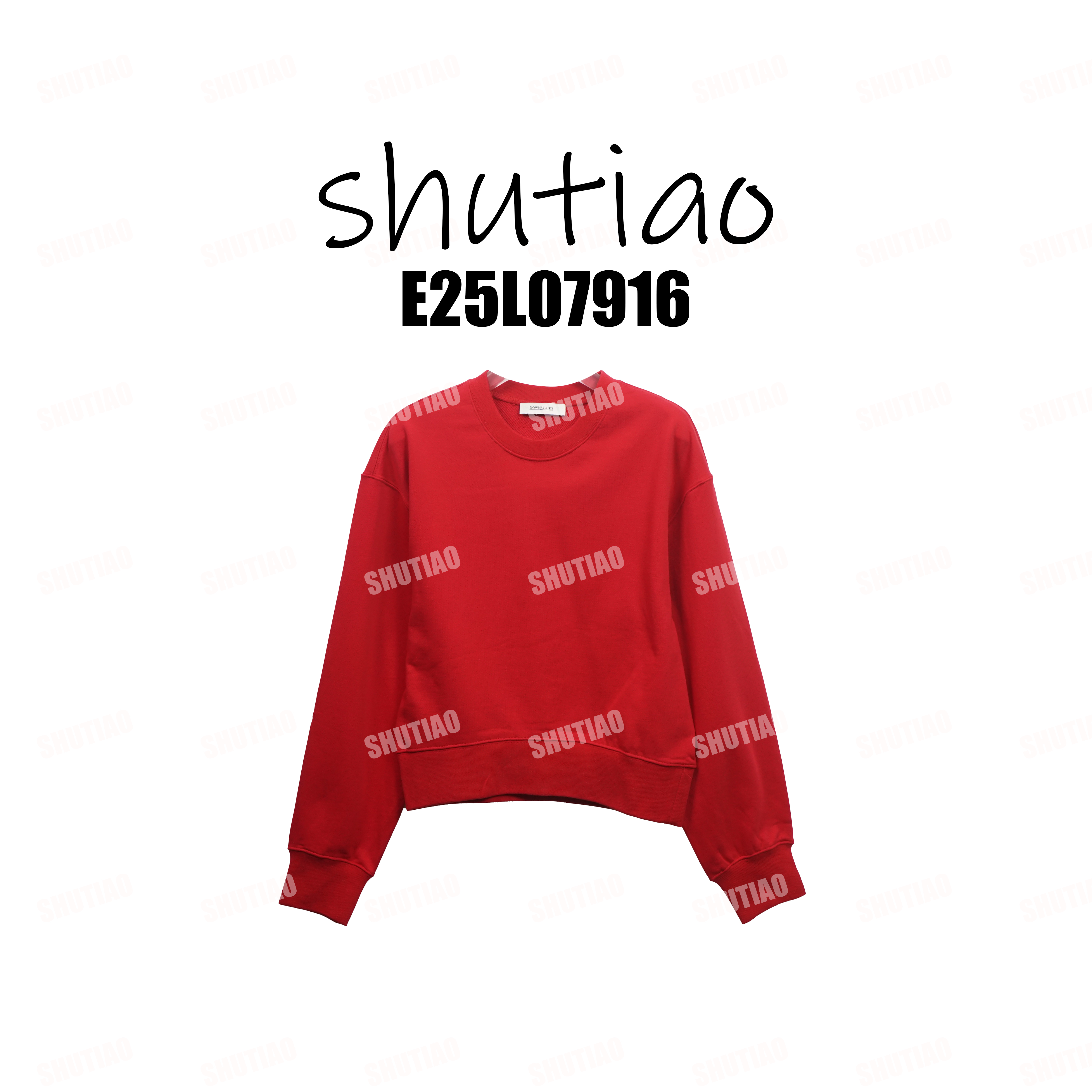 【SHUTIAO】2025冬季：新款小众设计款卫衣E25L07916