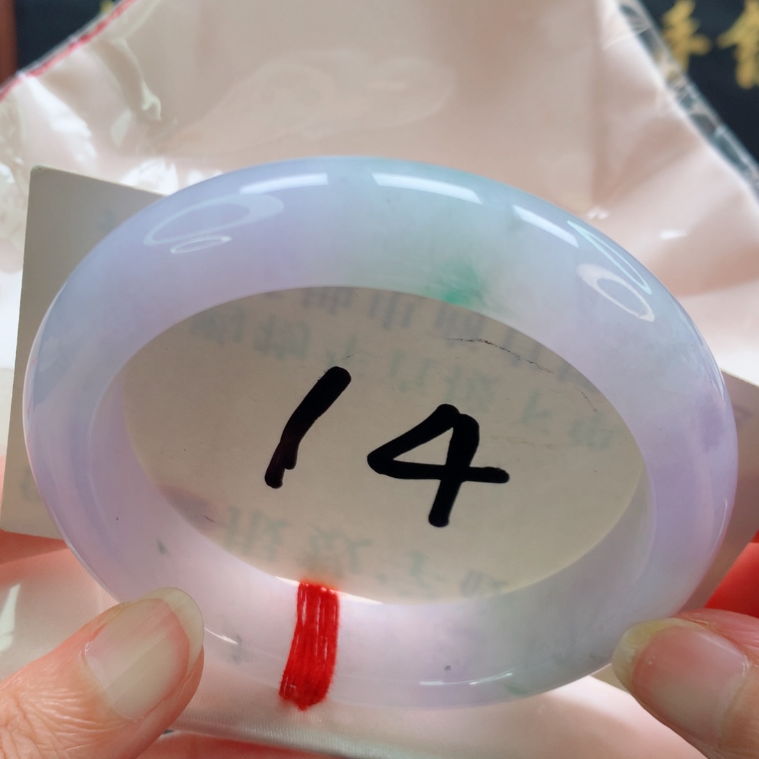 未镶嵌手镯翡翠正圈水润胶春彩