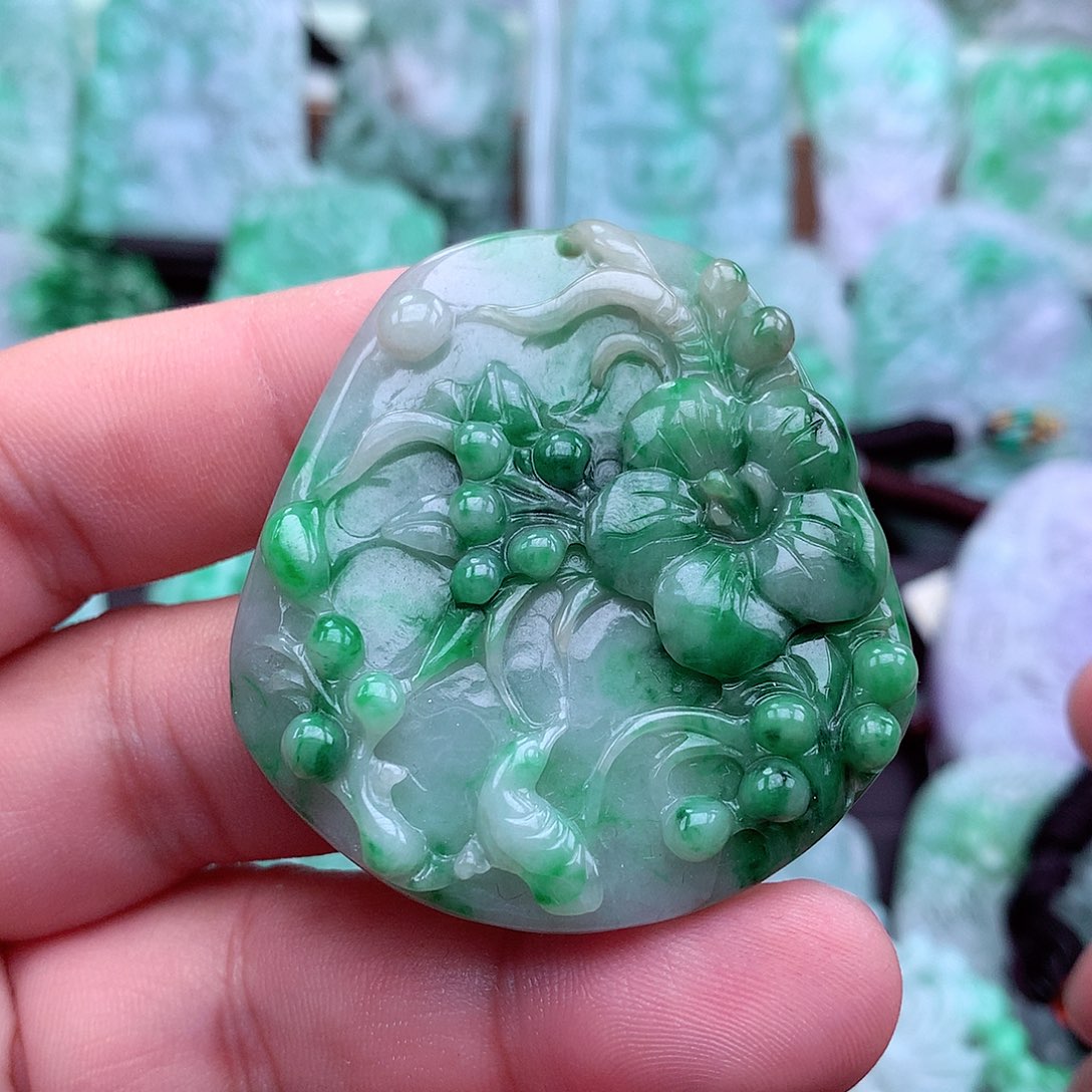 翡翠吊坠(不含链)未镶嵌