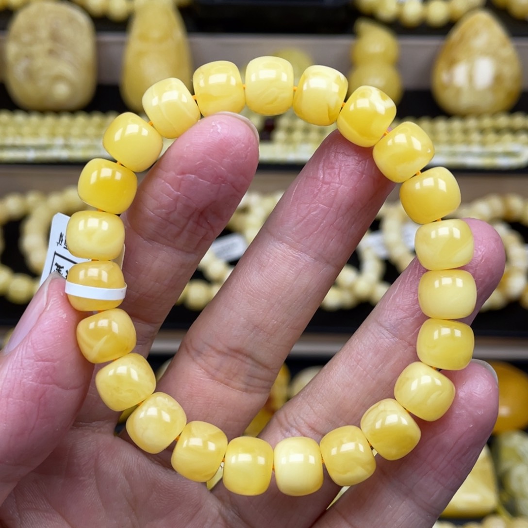 琥珀裸石未镶嵌琥珀蜜蜡